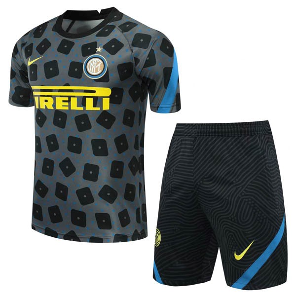 Entrenamiento Inter Milan Conjunto Completo 2020-2021 Gris